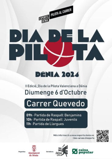 Cartel del Día de la Pilota Valenciana