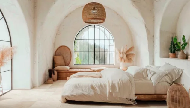 Imagen: Combina formas redondeadas, tonos arenosos y detalles artesanales para lograr un ambiente cálido y acogedor