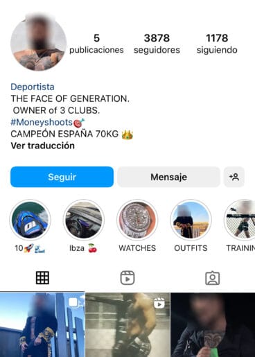 Cuenta de Instagram de Daniel Parke