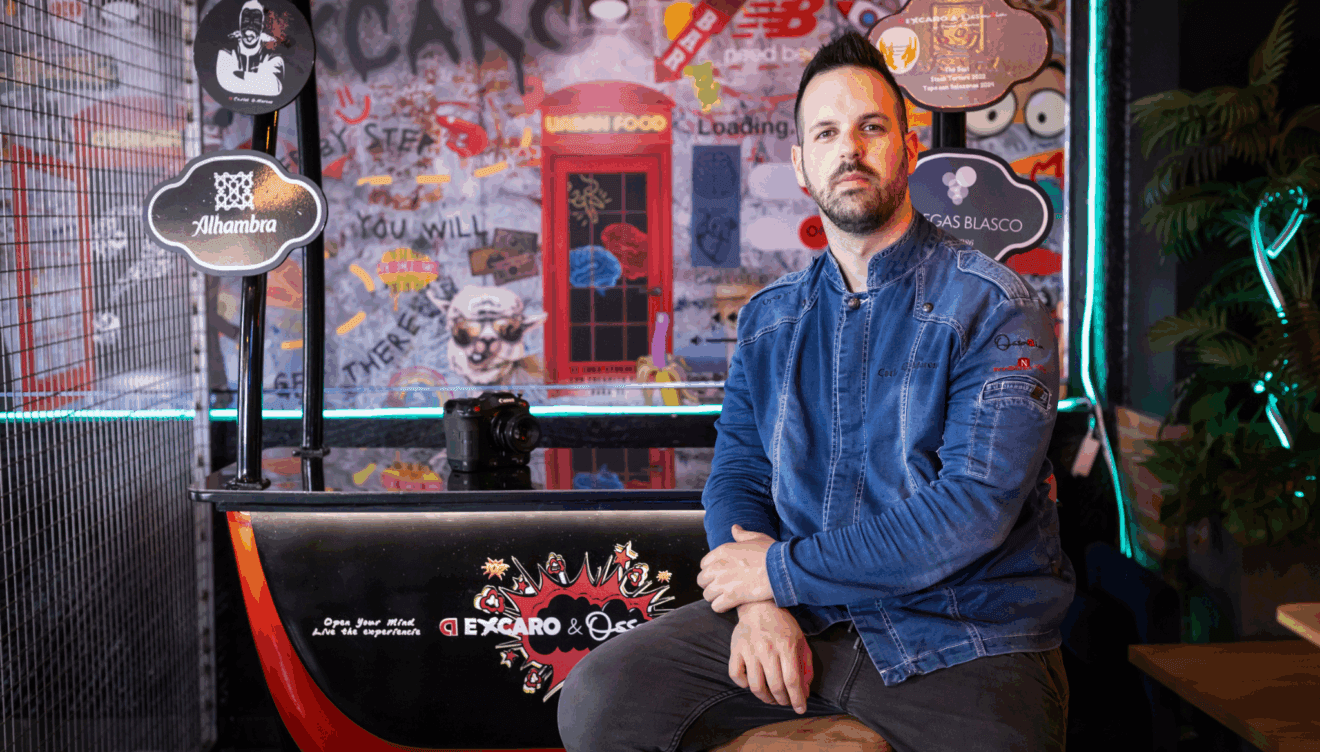 El chef Carlos García Moreno, creador de la innovadora propuesta culinaria de Dexcaro