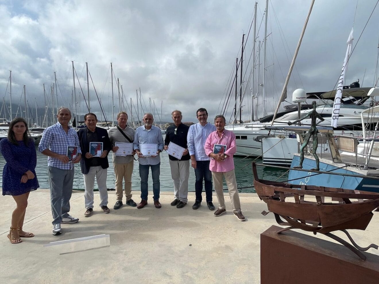 Ganadores de Esculturas frente al mar Marina de Dénia