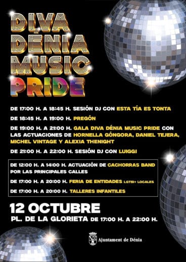 Horarios y actuaciones del Diva Dénia Music Pride