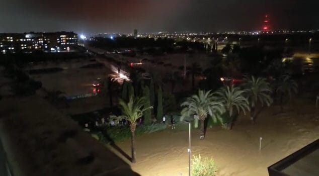 Imagen: Inundaciones en el municipio de Catarroja