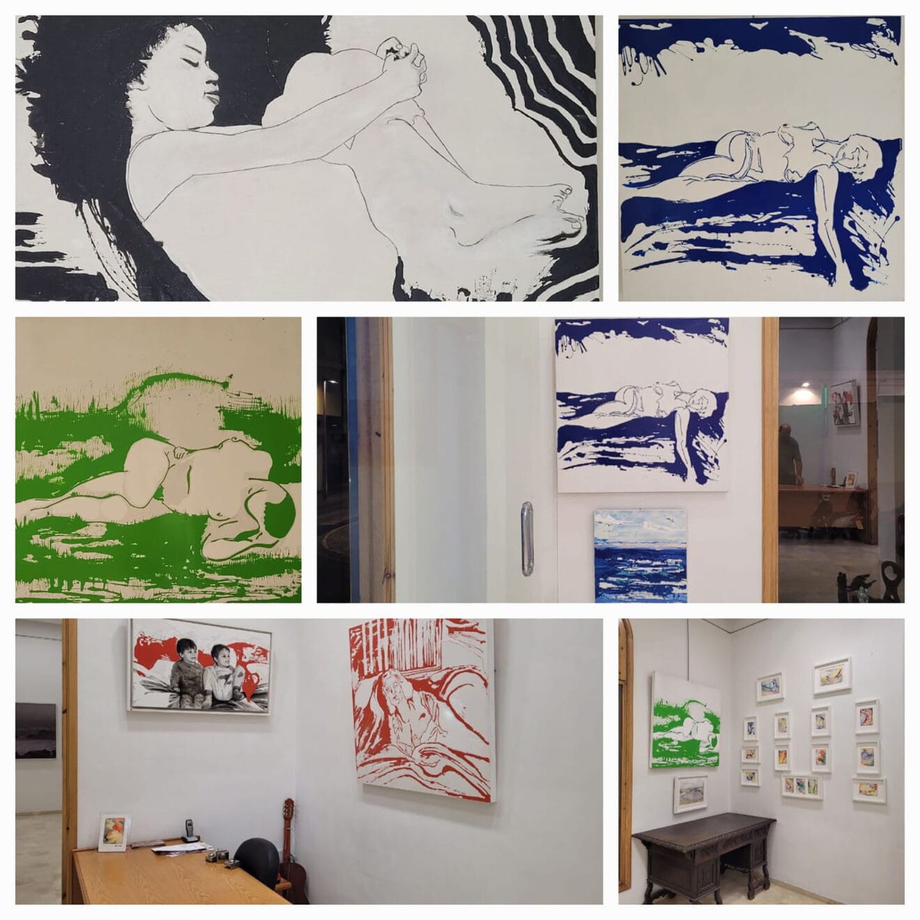 Obras de la exposición