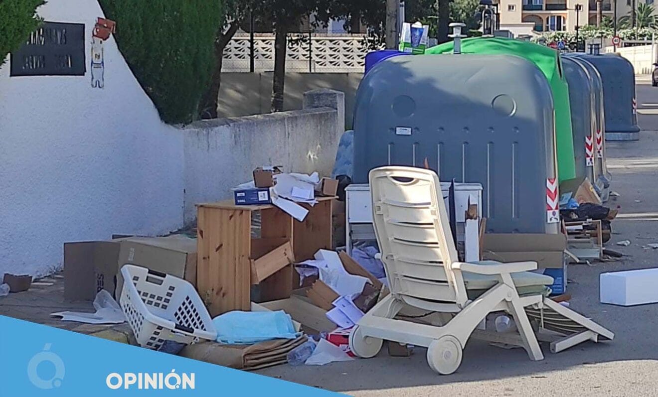 Opinion Gent de Dénia denuncia el abandono en el servicio de basura