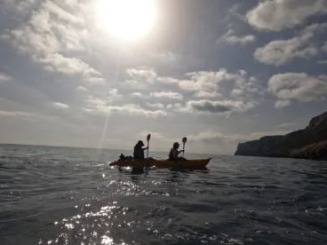 Paseo en kayak por la costa de Dénia