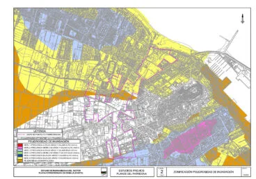 Peligrosidad por inundación. Estudio de inundabilidad de GVA.