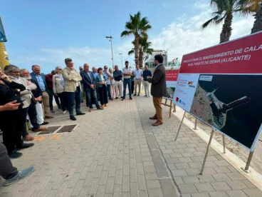 presentacion de las actuaciones en el puerto de denia