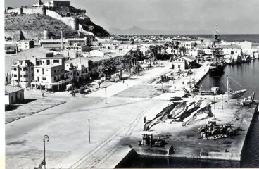 Puerto de Dénia a mediados del siglo XX