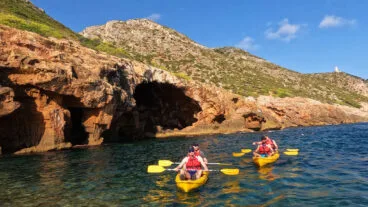 ruta en kayak a la cova tallada de denia