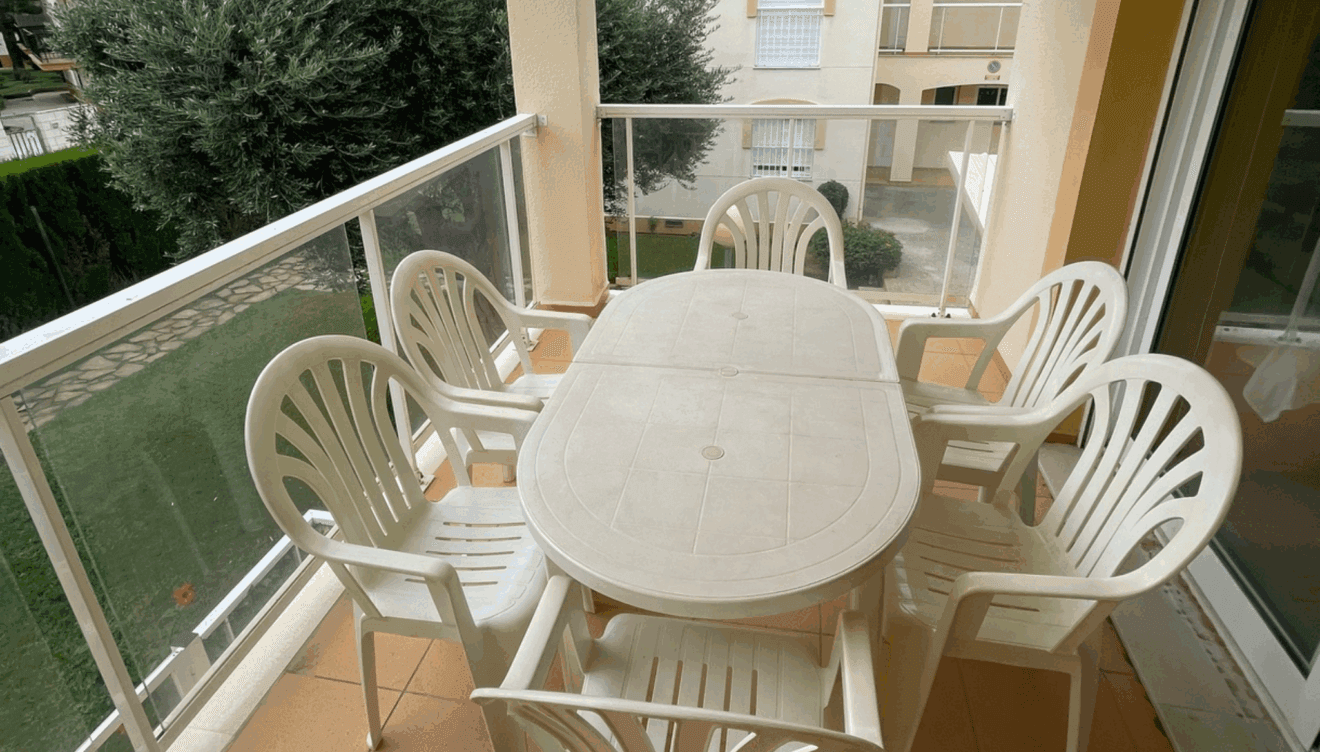 Terraza idónea para disfrutar con compañía