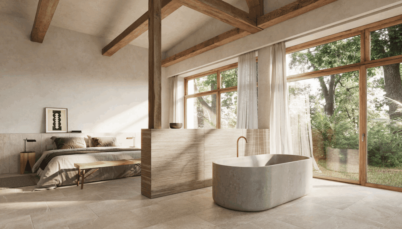 Un diseño inspirado en el Mediterráneo que llena tu espacio de luz, calidez y serenidad