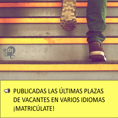 Imagen: Vacantes de la EOI para el curso 2024-2025