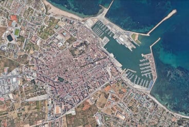 Vista aérea de Dénia