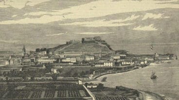 vista de denia en 1882 fuente historia de denia d roque chabas llorens dest
