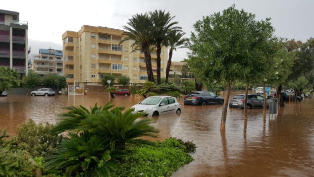 Imagen: Zona de la Marineta Casiana inundada 02