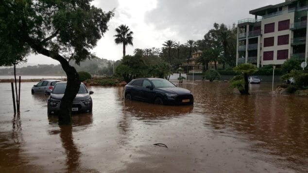La Marineta Casiana de Dénia completamente inundada tras la tormenta 25 zona de la marineta casiana inundada 06