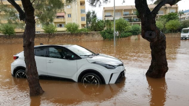 La Marineta Casiana de Dénia completamente inundada tras la tormenta 24 zona de la marineta casiana inundada 08