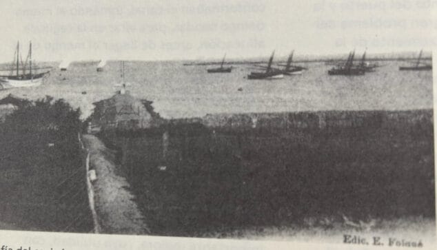 Imagen: Antigua luz adelantada de la enfilación, 1920. Marsal.