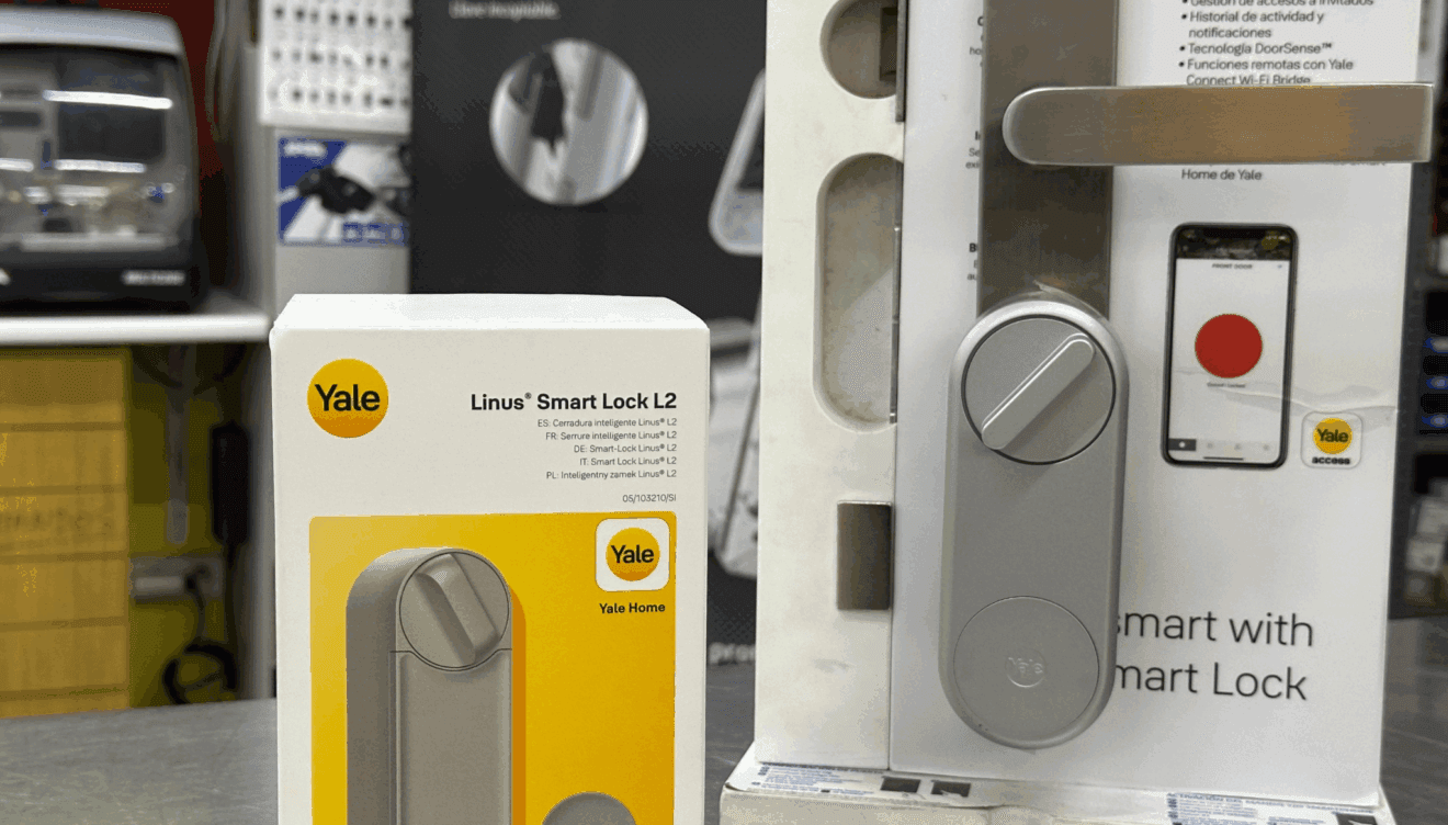 App Yale Access mostrando control remoto