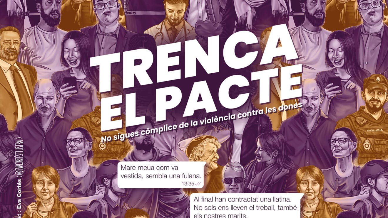 Cartel de Rompe el pacto dest