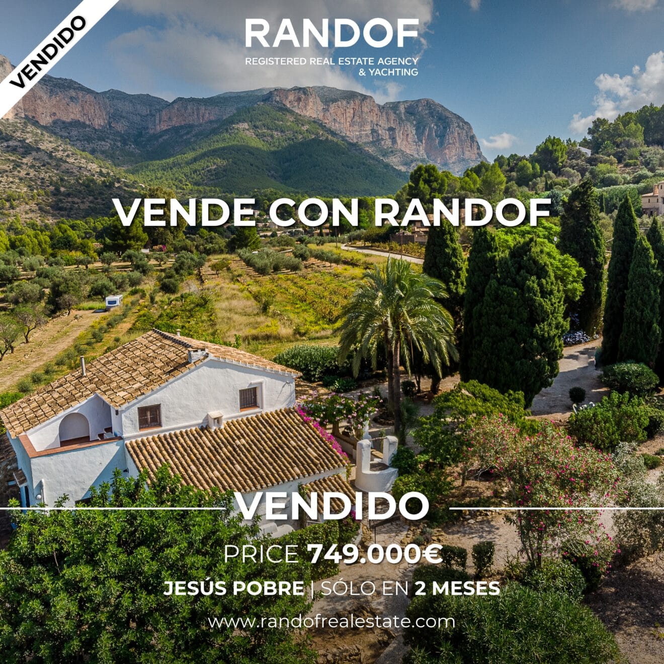 Casa vendida por RANDOF REAL ESTATE en sólo dos meses en Jesús Pobre