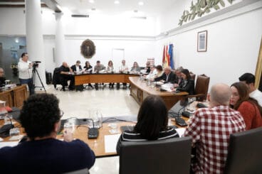 Concejales en el pleno de ayer