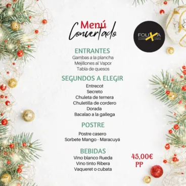 Diferentes platos para disfrutar de la Navidad