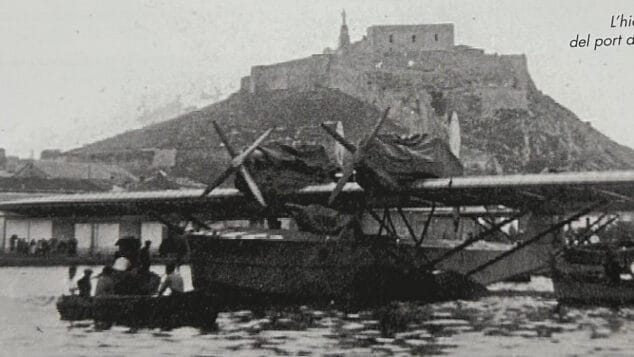 el hidroavion numancia en el puerto de denia dest