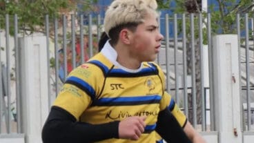 Foto de Aléx jugando a rugby