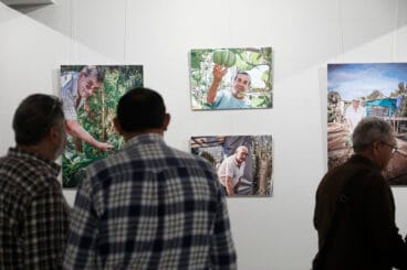 Inauguración de la exposición Miradas a la tierra 09