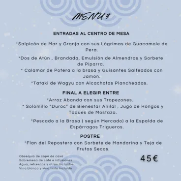 Mediterrasian te propone un menú exquisito estas navidades