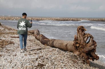 Playas de Dénia tras el temporal 01