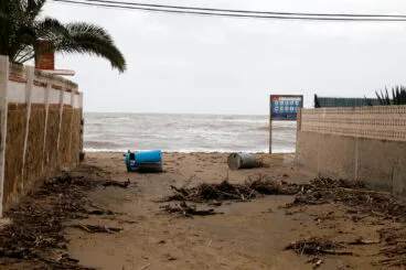 Playas de Dénia tras el temporal 07