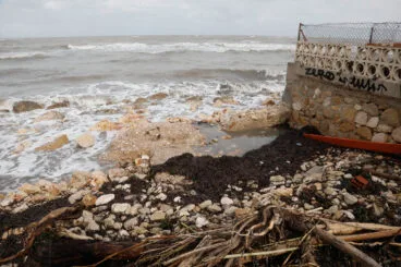 Playas de Dénia tras el temporal 20