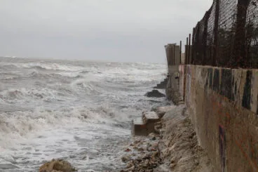 Playas de Dénia tras el temporal 22