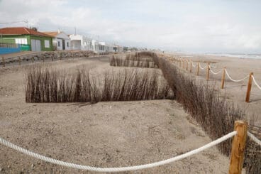 Playas de Dénia tras el temporal 33