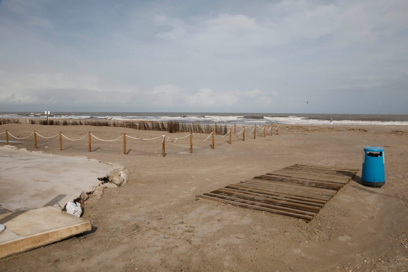 Playas de Dénia tras el temporal 34