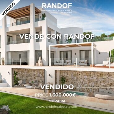 Precioso chalet en Moraira vendido por RANDOF REAL ESTATE