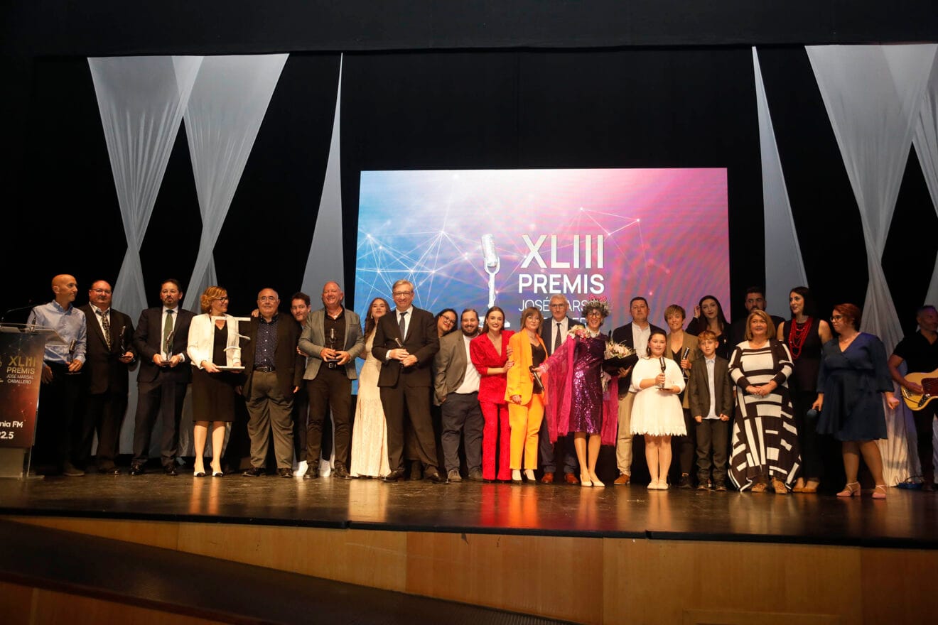 Premiados de los XLIII Premios José Marsal Caballero en Dénia