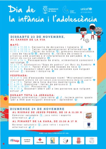 Programación del Día de la Infancia y la Adolescencia