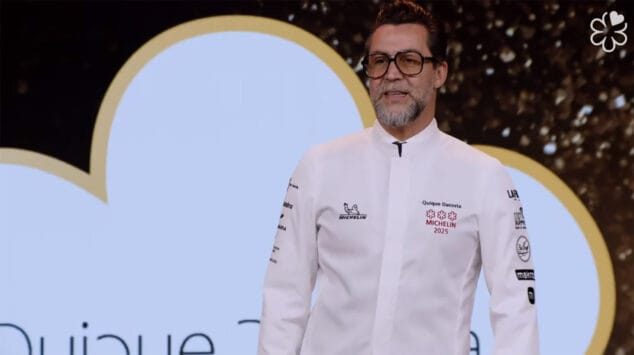 Imagen: Quique Dacosta en la gala