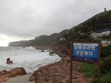 Temporal en la costa de Dénia 05