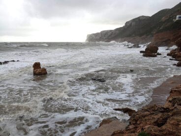 Temporal en la costa de Dénia 06