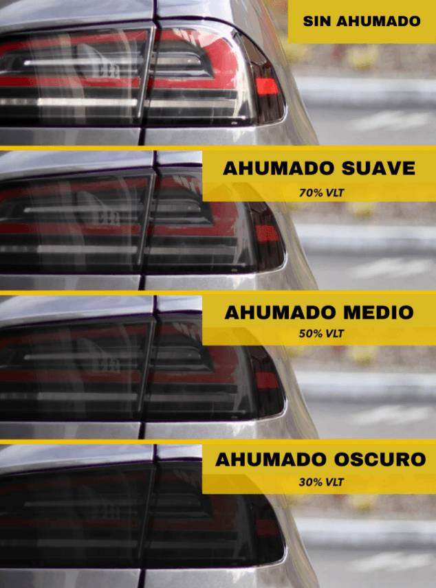 tipos de ahumado de vehiculos en garaje royal