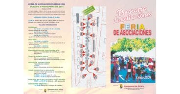 Tríptico-Programación Feria de Asociaciones Dénia