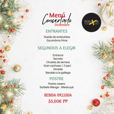 Un menú especial para grupos en Folixa