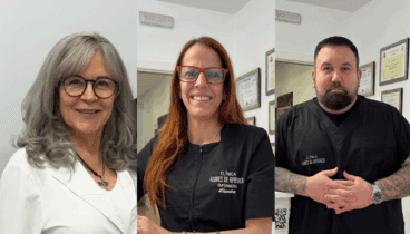 Zenia Flores de Apodaca, Lisandra Gómez Naranjo y Ricardo Flores de Apodaca