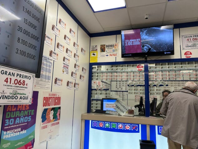 Imagen: Administración de lotería en Dénia