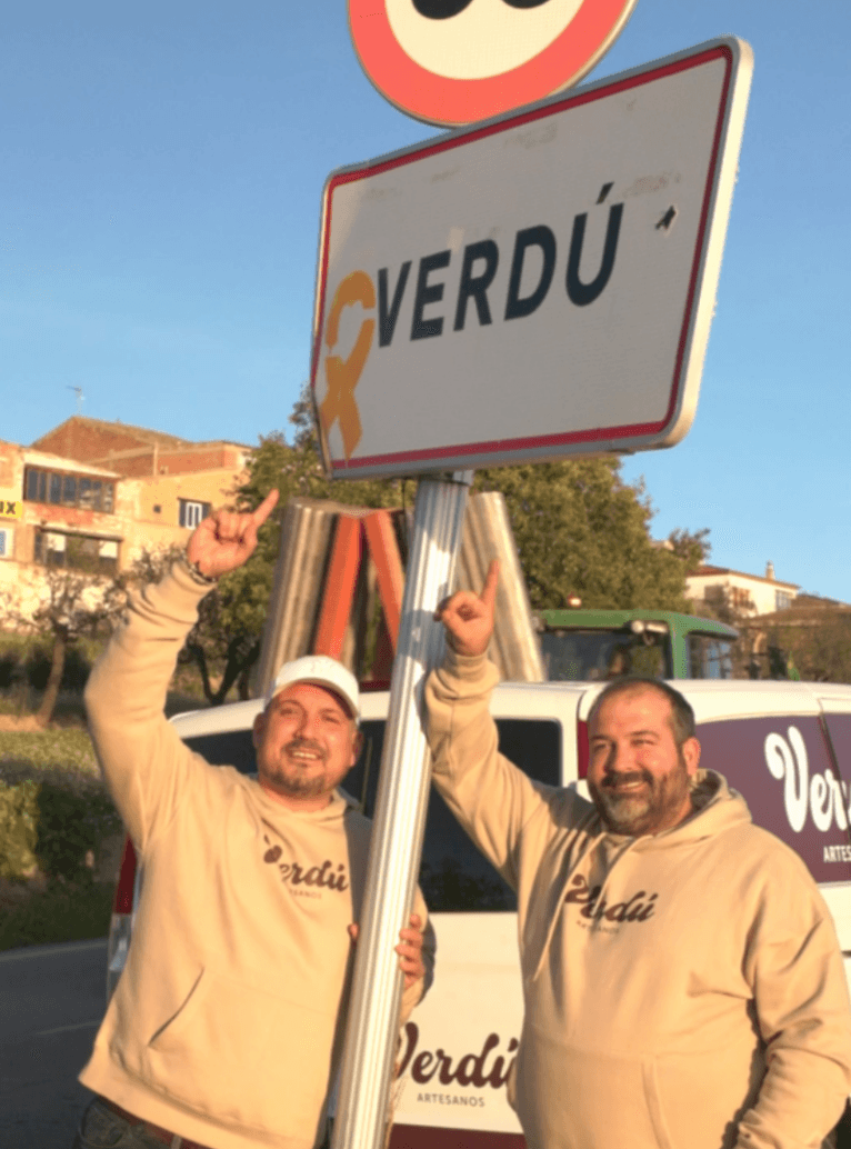 Álvaro y Adrián Verdú visitan Verdú